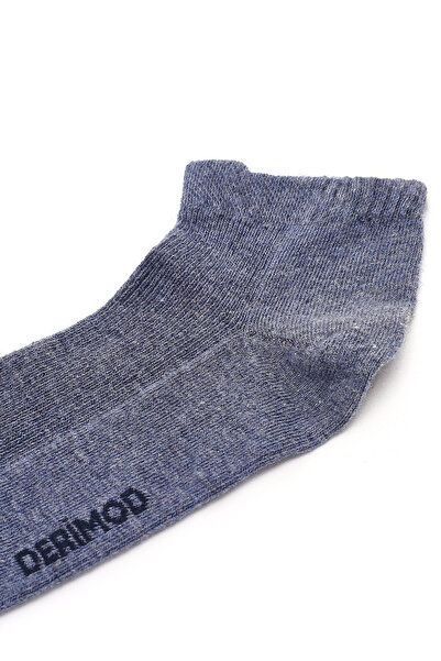 Derimod Men's Blue Cotton Short Socks 000A2C35086F