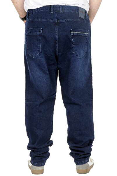 ModeXL Mode Xl Large Size Jeans Classic 5 Pocket Lopez Blue 22926 Navy Blue