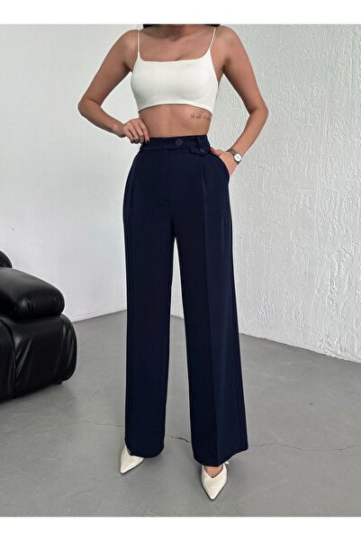 Vuntal BUTİK PİLELİ BOL PAÇA PANTOLON