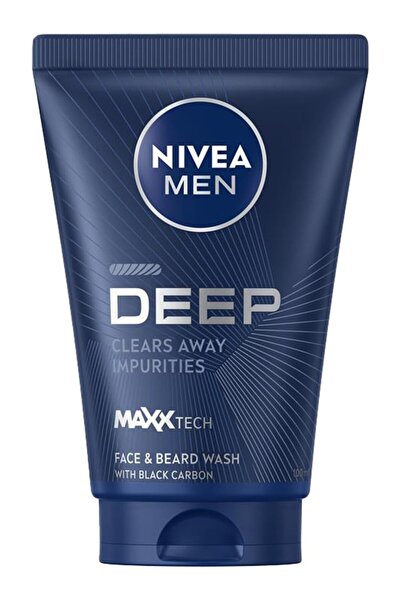 NIVEA Men Deep Dimension Yüz & Sakal Temizleme Jeli 100 ml