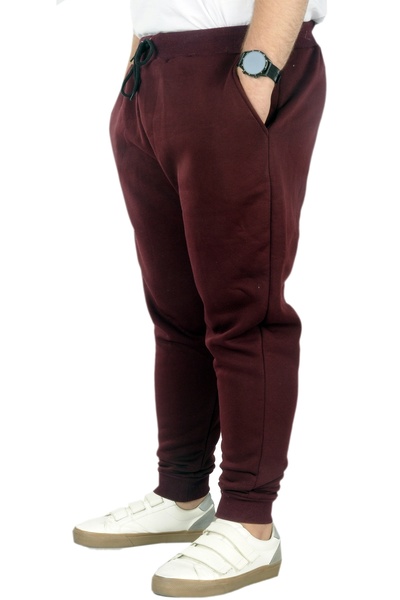 ModeXL Ανδρικό παντελόνι φόρμας Mode Xl Plus Size 3ip 20583 Plum