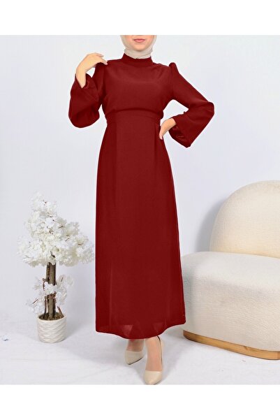 Modamorfo Júdás galléros derékruha - piros