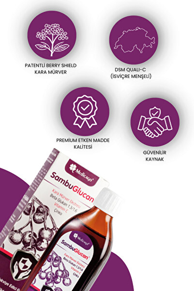 MedicaGo SambuGlucan Şurup 150 ml