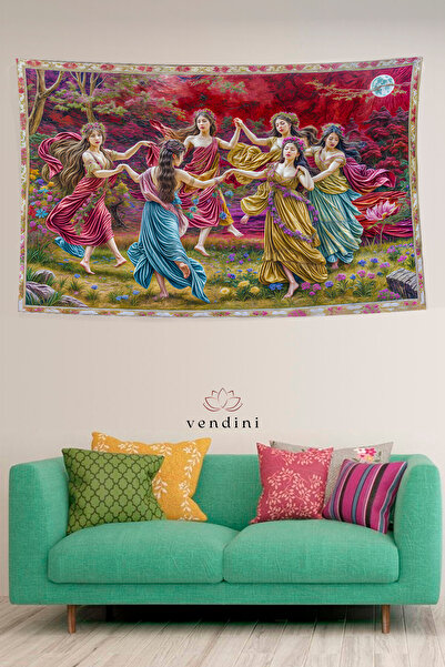 Vendini Vintage Series Wall Tapestry Wall Cover Wall Tapestry