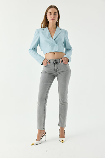 MINCHETTO Slim Bella Casual Women's Straight Stretch Jeans Regular Waist Trad...