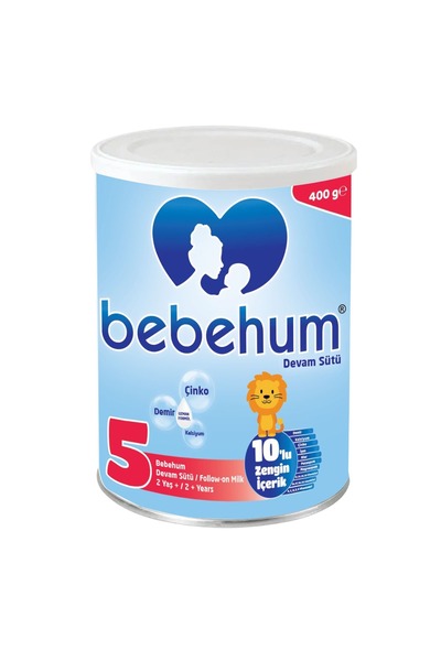 bebehum Teneke 5 Devam Sütü 400 gr 2 Yaş