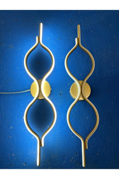 MİNEL DEKOR LED LIGHTING Liza Wall Lamp Model 70 cm Gold