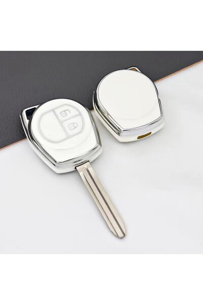 OEM Key case for Suzuki Swift, SX4, Liana, Aerio, Jimny, Samurai, Grand Vitara - White