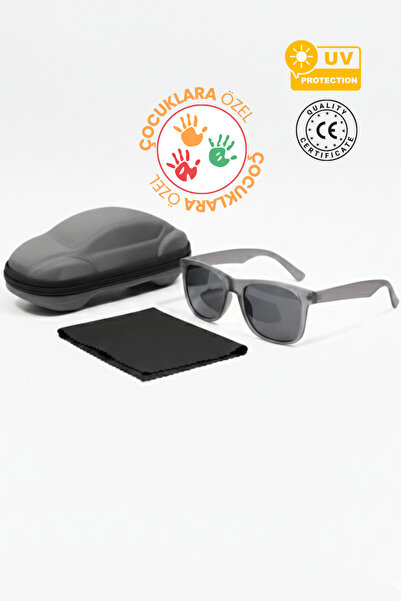 Kinary Unisex Çocuk Güneş Gözlüğü Füme 4001