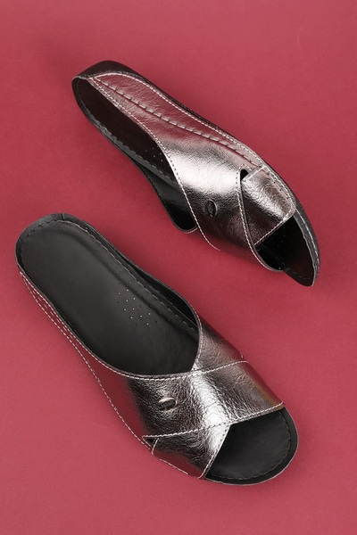 Gondol Women's Anatomical Sole Slippers Bio.1001 Platinum