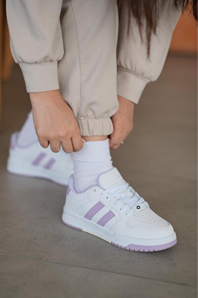 SOLAZER Pantofi de zi cu zi cu talpă ortopedică albă pentru femei 056