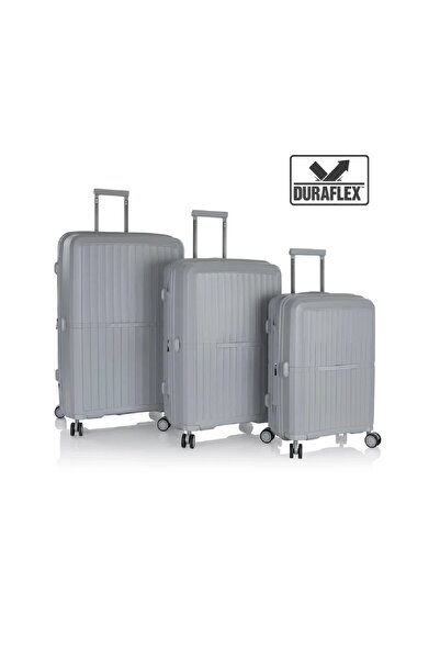 Heys Airlite Set Of 3 PU Hard Sided 4-Wheeler Spinner Trolley Bag with TSA Lock