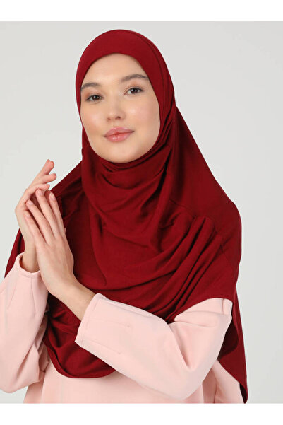 Ecardin شال تربان مريح للحجاب - ست 406 بوردو