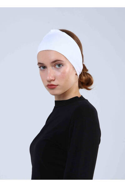 Ecardin Bandana confortabilă din viscoză - St 276 Alb