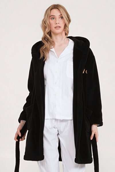 Miespiga Welsoft Hooded Plush Women's Dressing Gown