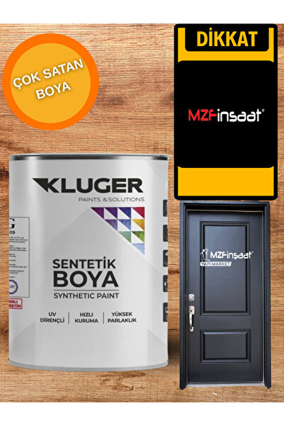 MZF Beyaz-Siyah Mat-Parlak Sentetik Amerikan-Panel Kapı-Ahşap-Dolap-Masa-Kapak-Süpürgelik-Raf Boyası