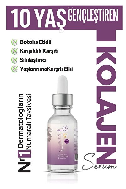 Miya Beauty Collogen Dolgunlaştırıcı Botox Etkili Kırışıklık, Işıltı Veren Yaşlanma Karşıtı Leke,giderici Serum