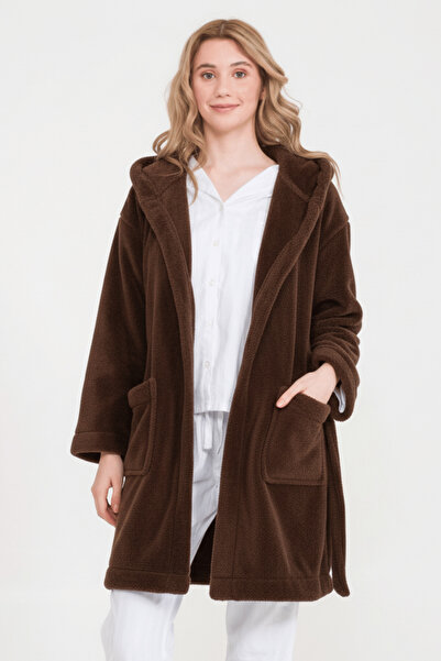 Miespiga Welsoft Hooded Plush Women's Dressing Gown