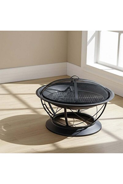 Danube Home Inferno Blaze Firepit – Premium Outdoor Metal Fire Pit for Backya...