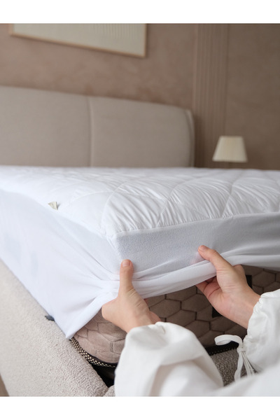 NEEDLE Protective Micro Kapitone Su Sıvı Geçirmez Yatak Koruyucu Alez Çarşaf Tek Çift Battal(180X200)