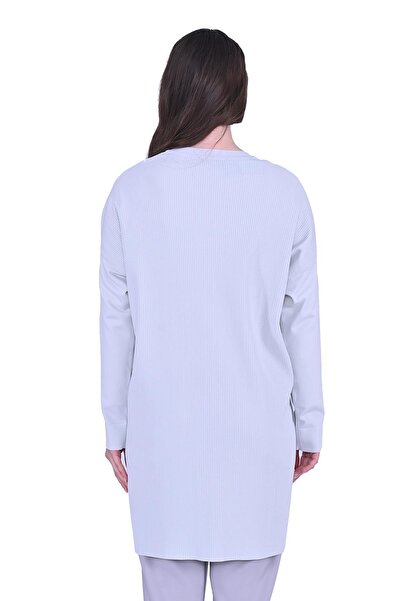 Invee Çubuk Knitwear Tunic Ice Blue