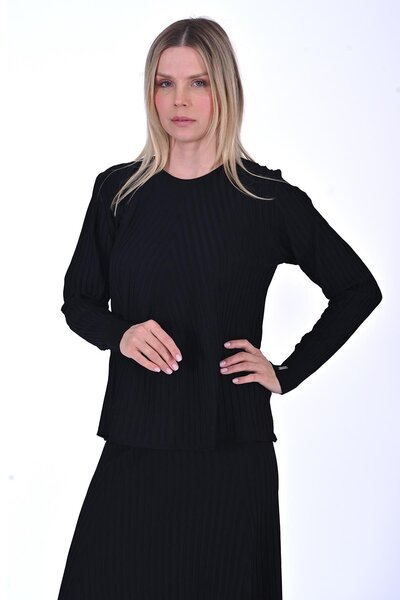 Invee Application Knitwear Tunic Black