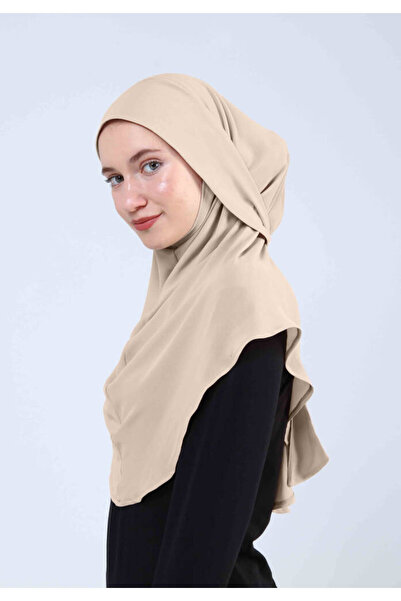 Ecardin Τουρμπάνι με κορδόνι από ύφασμα κρεπ - St 091 Μπεζ