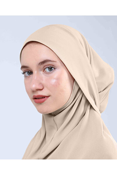 Ecardin Τουρμπάνι με κορδόνι από ύφασμα κρεπ - St 091 Μπεζ