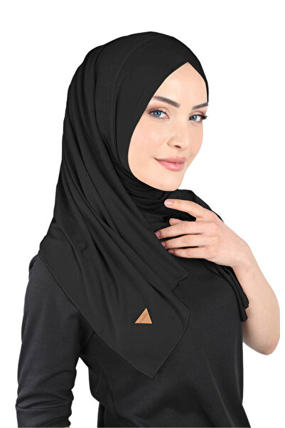 Ecardin شال كروس قماش قابل للتمدد - ست 280 أسود