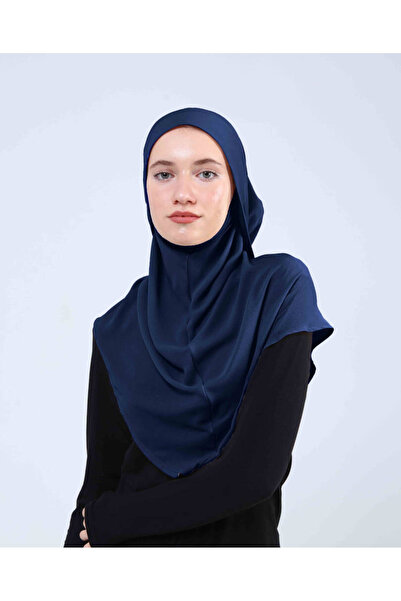 Ecardin Τουρμπάν με κορδόνι από ύφασμα κρεπ - St 091 Navy Blue