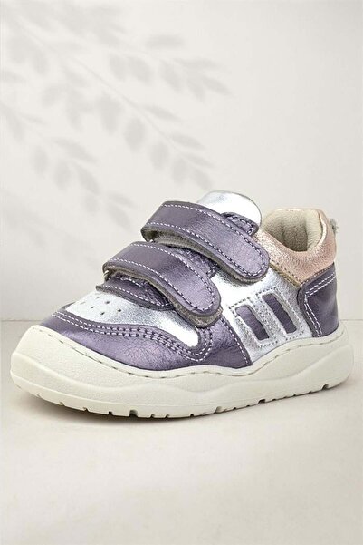 Rakerplus Schaggy Baby Sneakers - Genuine Leather, Platinum Silver