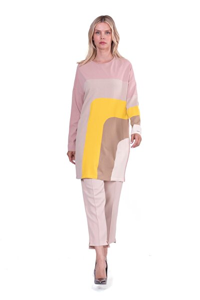 Invee Şeker Triko Tunik Somon