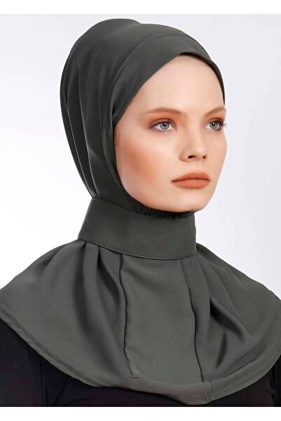 Ecardin Креп-тканина Шарф з лікрами - St 235 Хакі