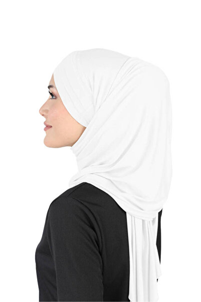 Ecardin 3x Άνετο Σάλι Cross ελαστικό ύφασμα - St 059 Λευκό