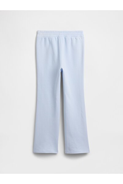 GAP Kız Çocuk Mavi Relaxed Logo Bootcut Jogger Eşofman Altı