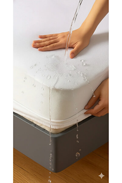 OSIO Mattress Pad Cotton Quilted Towel Texture Fitted Full Edge Liquid Proof Mattress Protector