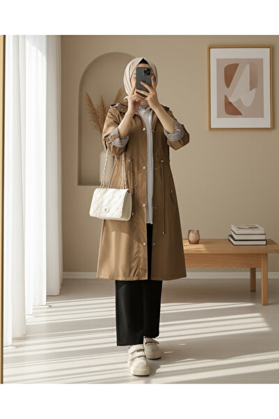 Modamorfo Тренчкот з підкладкою в смужку - Taba