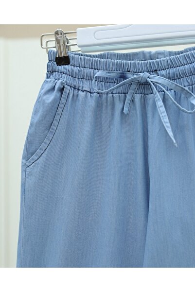 Modamorfo Double Leg Washed Soft Jeans - Ice Blue