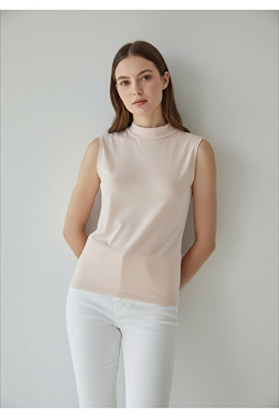 ENDAMIM Short Fisherman Collar Combed Cotton Thin Soft Textured Lining / Underwear