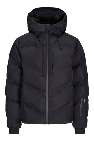 Jack & Jones Men's Wind Resistant Hooded Puffer Coat - Slay