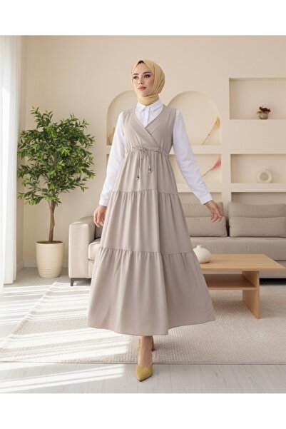 Modamorfo Zero Sleeve Piece Tunnel Lace Gilet