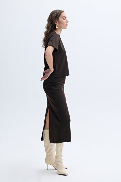 Mudo Midi Skirt with Back Slit