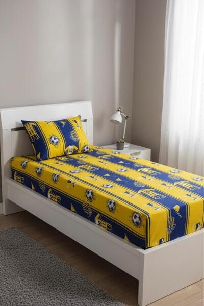 üntaş UNITAS SERENAT FAN HUGGING BLUE PERSONAL RUBBERED LEAF AND PILLOW CASE 100X200