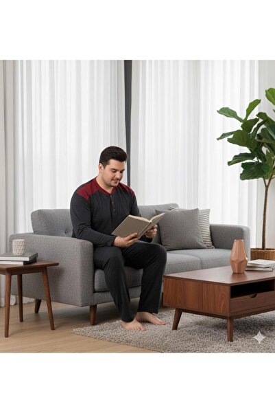 Sude HOMEWEAR Plus Size Men's Pajama Set