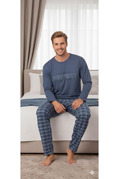 Sude HOMEWEAR Set de pijamale cu mânecă lungă pentru bărbați