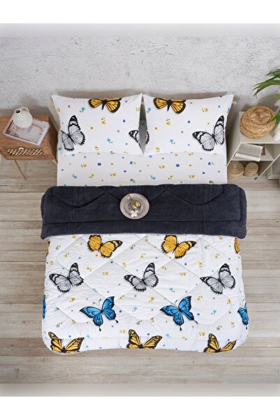 Sudemhome Double Wellsoft Double-Sided Quilt and Pillowcase Set