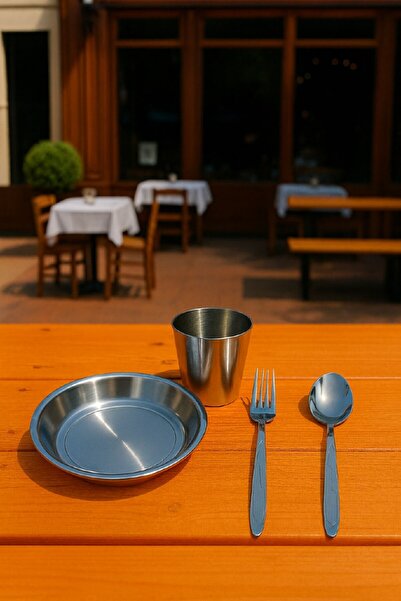 Metler طقم أدوات مائدة من الفولاذ المقاوم للصدأ 12 قطعة |   أطباق، شوك، ملاعق...