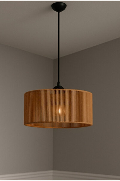 JUTUAL DEKOR Bohem Avize Rustik Avize Doğal Avize Jüt Avize Otantik Avize - P...