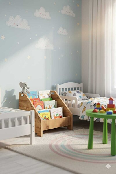 exalted hawk Montessori Ahşap Yer Kitaplığı