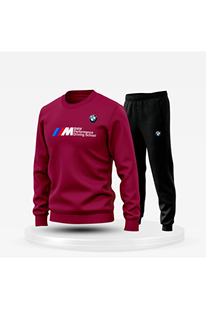 Bulvar Lee Ανδρικό σετ αθλητικής φόρμας BMW με τύπωμα με λαιμόκοψη / Αυτοκίνητο